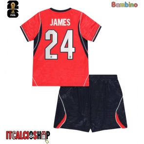 Inghilterra Reece James #24 Seconda Maglia Bambino Mondiali 2026 Manica Corta (+ Pantaloni corti)